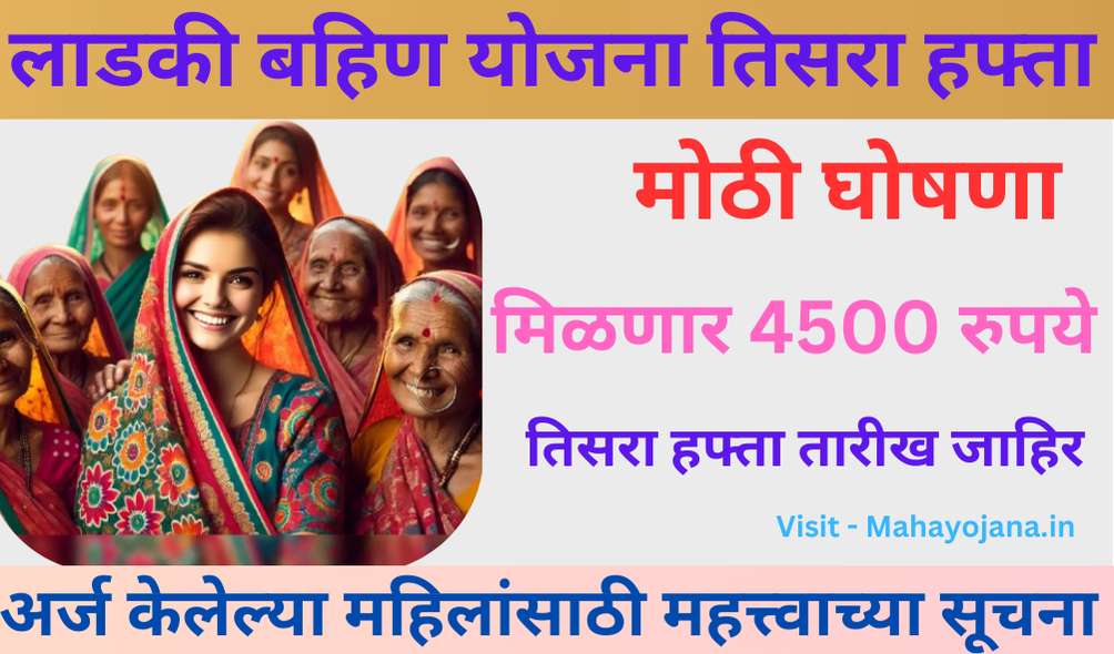 Ladki Bahin Yojana Third Installment