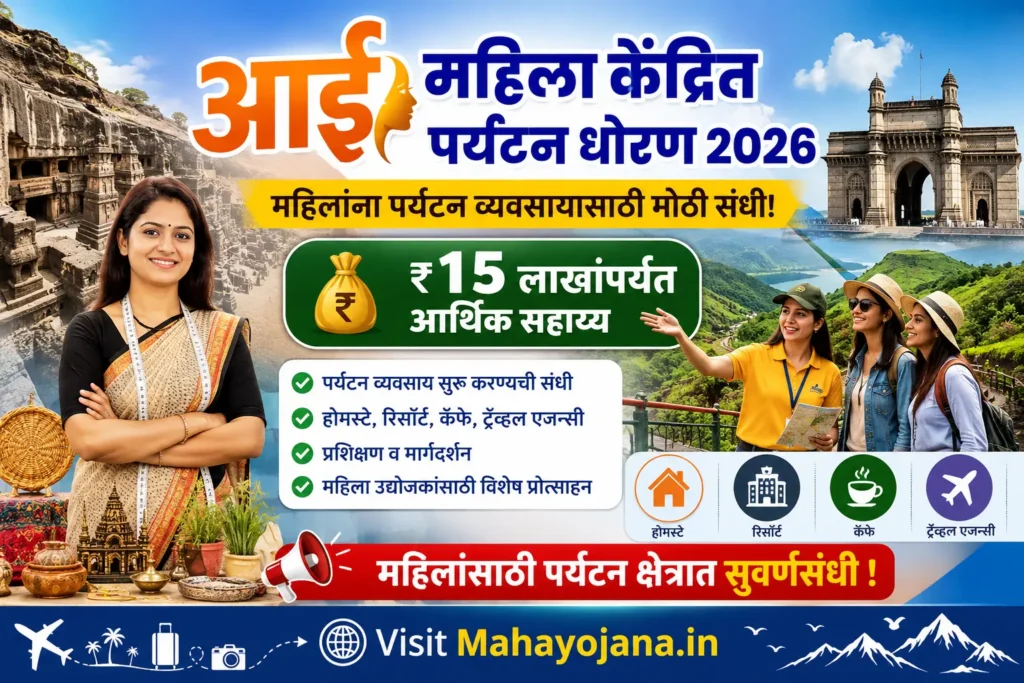 आई महिला केंद्रित पर्यटन धोरण 2026 AAI tourism Loan