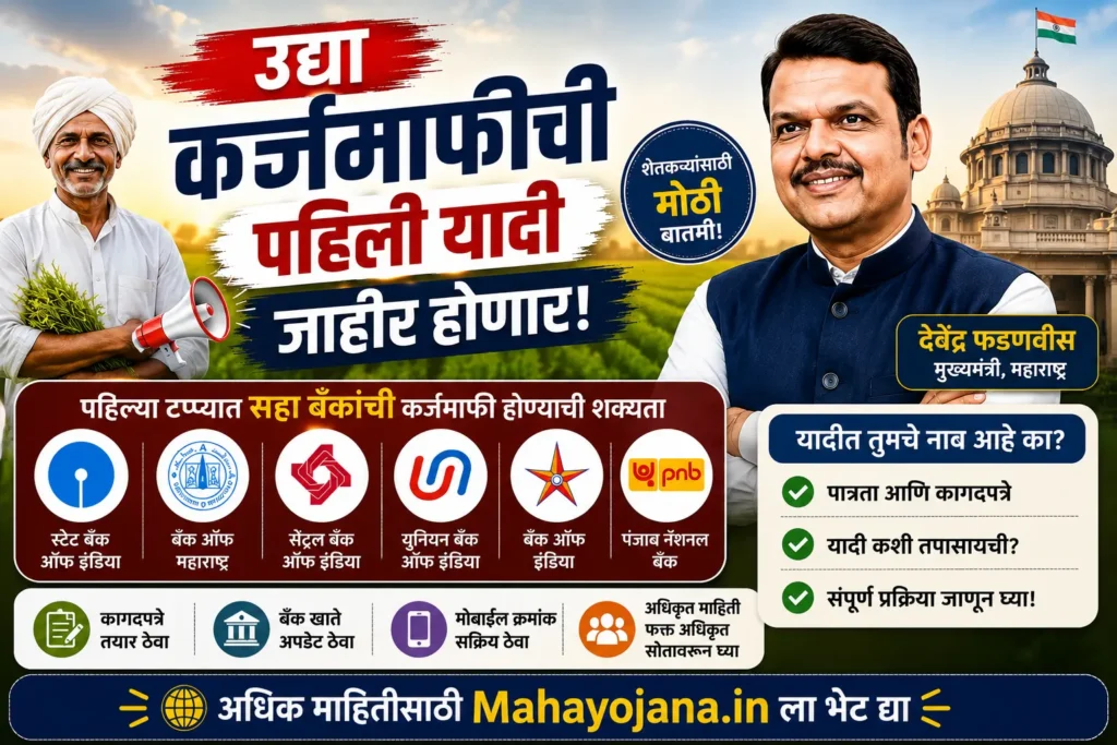 महाराष्ट्र कर्जमाफी 2026